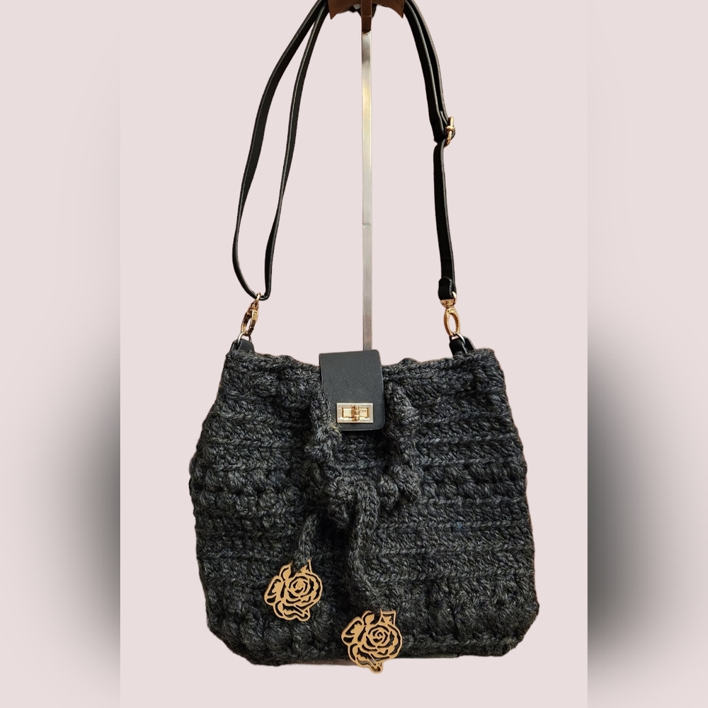 Handcrafted crochet tote bag